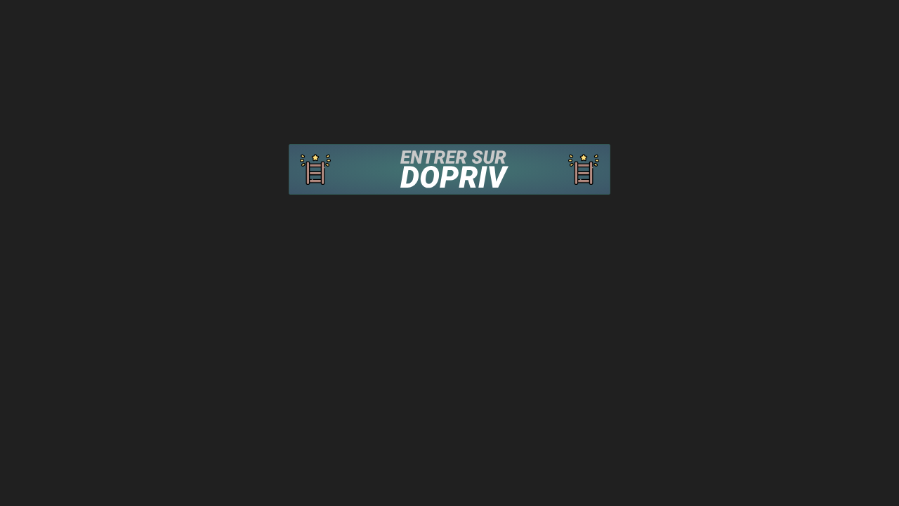 page d'accueil de dopriv