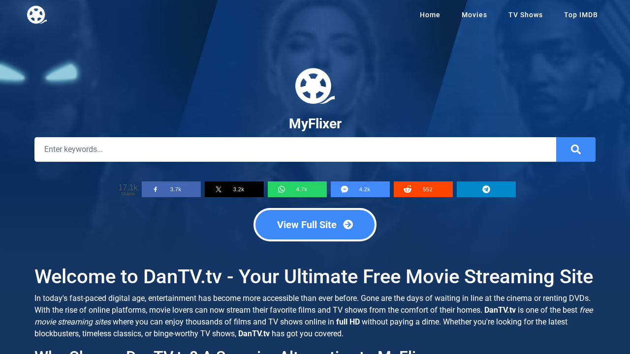 page d'accueil de myflixer
