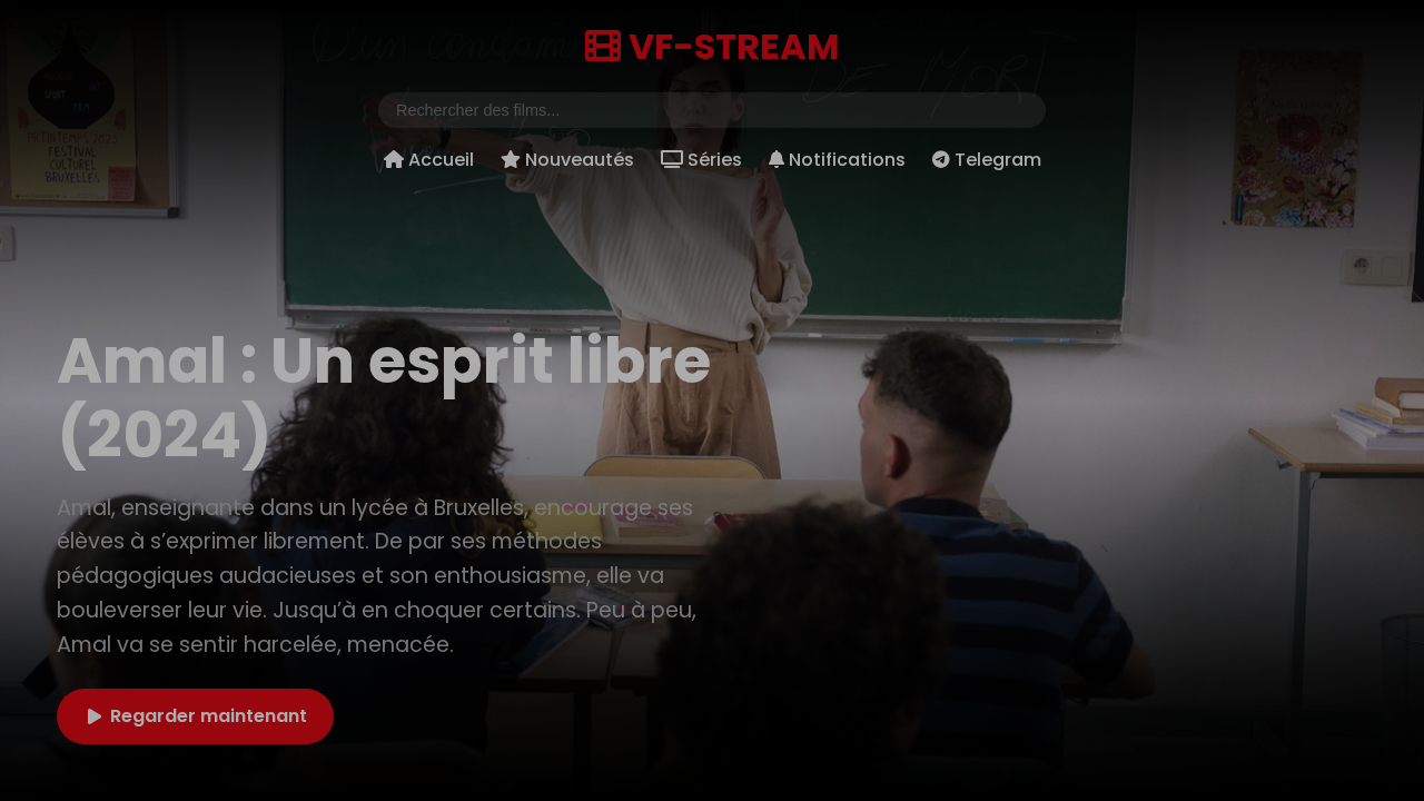 page d'accueil de vfstream