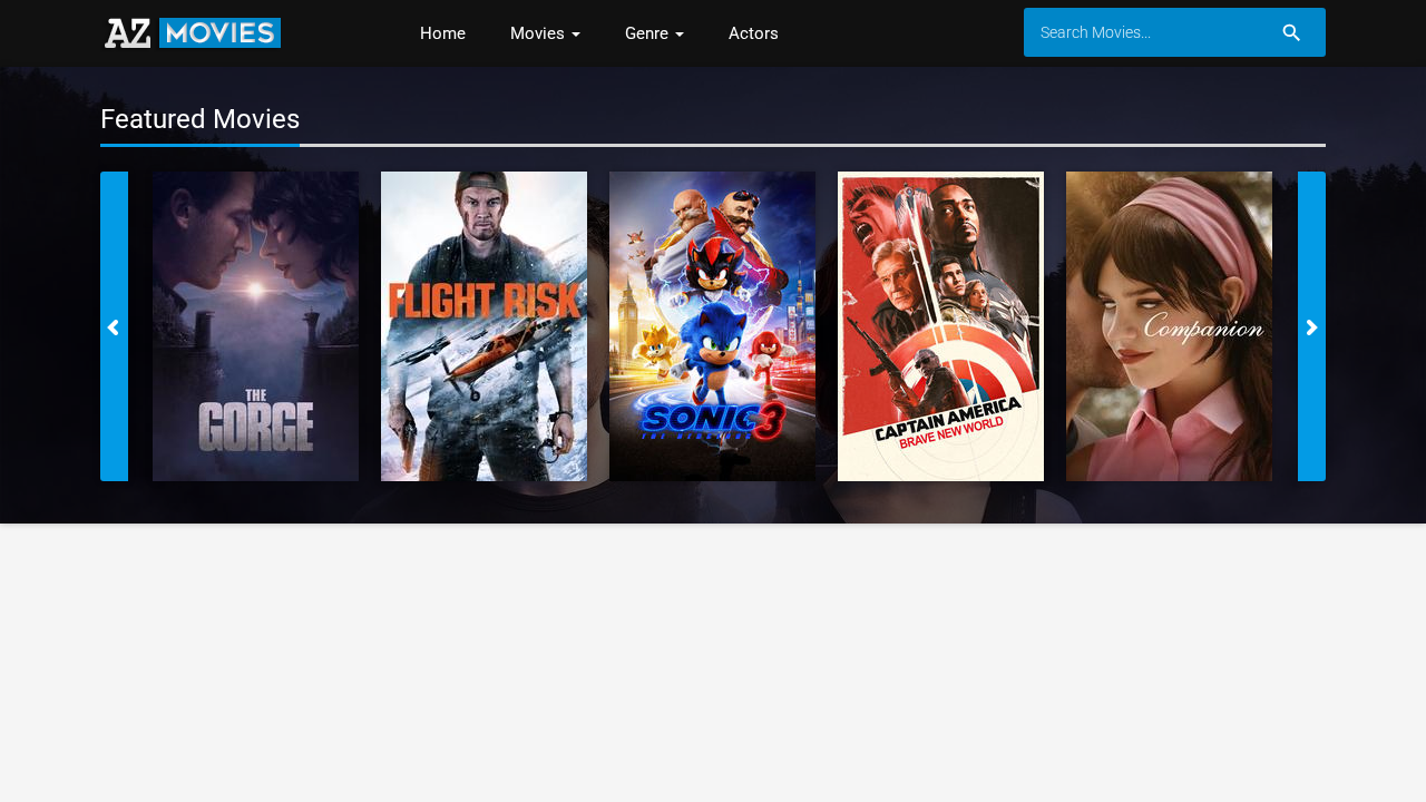 page d'accueil de azmovies (vo)